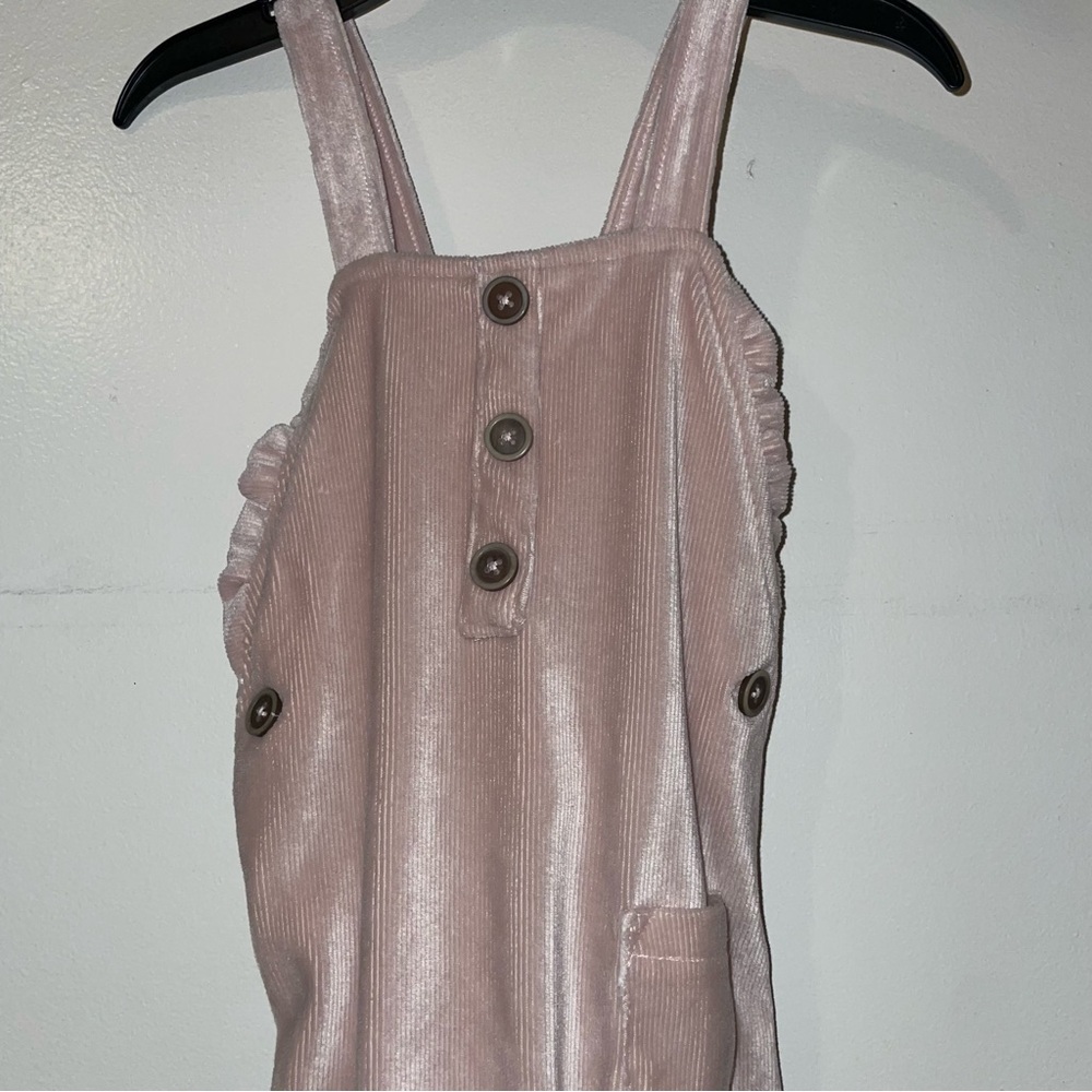 Pink Buttoned Overalls - Picture 3 of 4